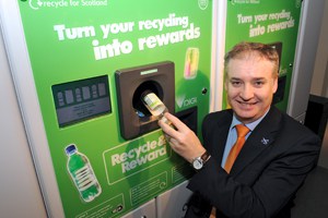 Scotland's Environment Minister Richard Lochhead is keen to explore a deposit scheme for beverage containers in Scotland